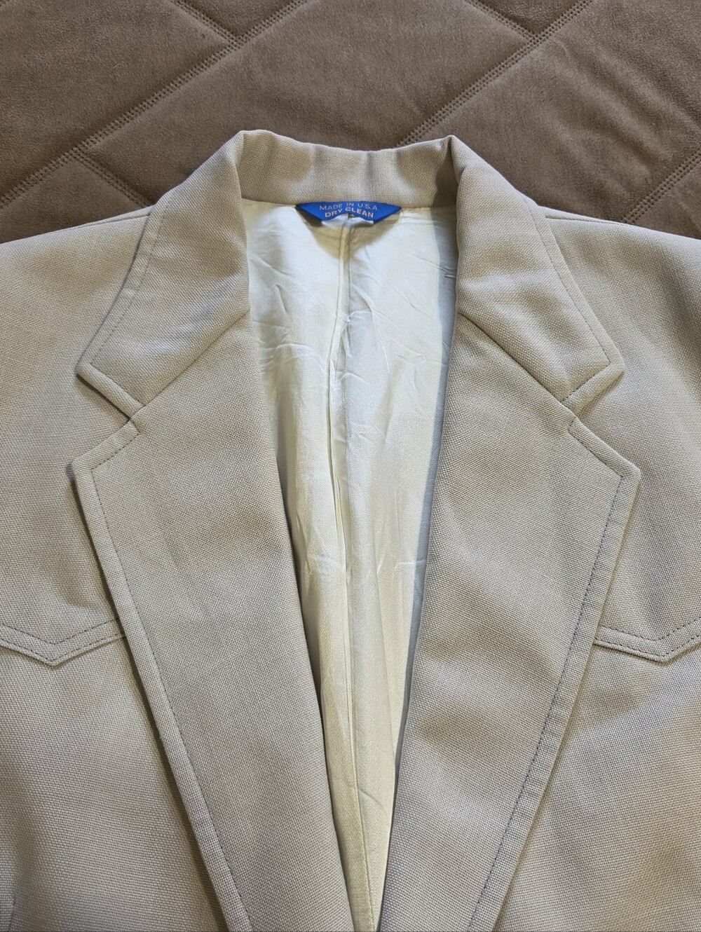 Pendleton Vgt. Light Taupe Men's Western Sport Coat Blazer. Wool Blend - Sz 42 - Picture 9 of 9